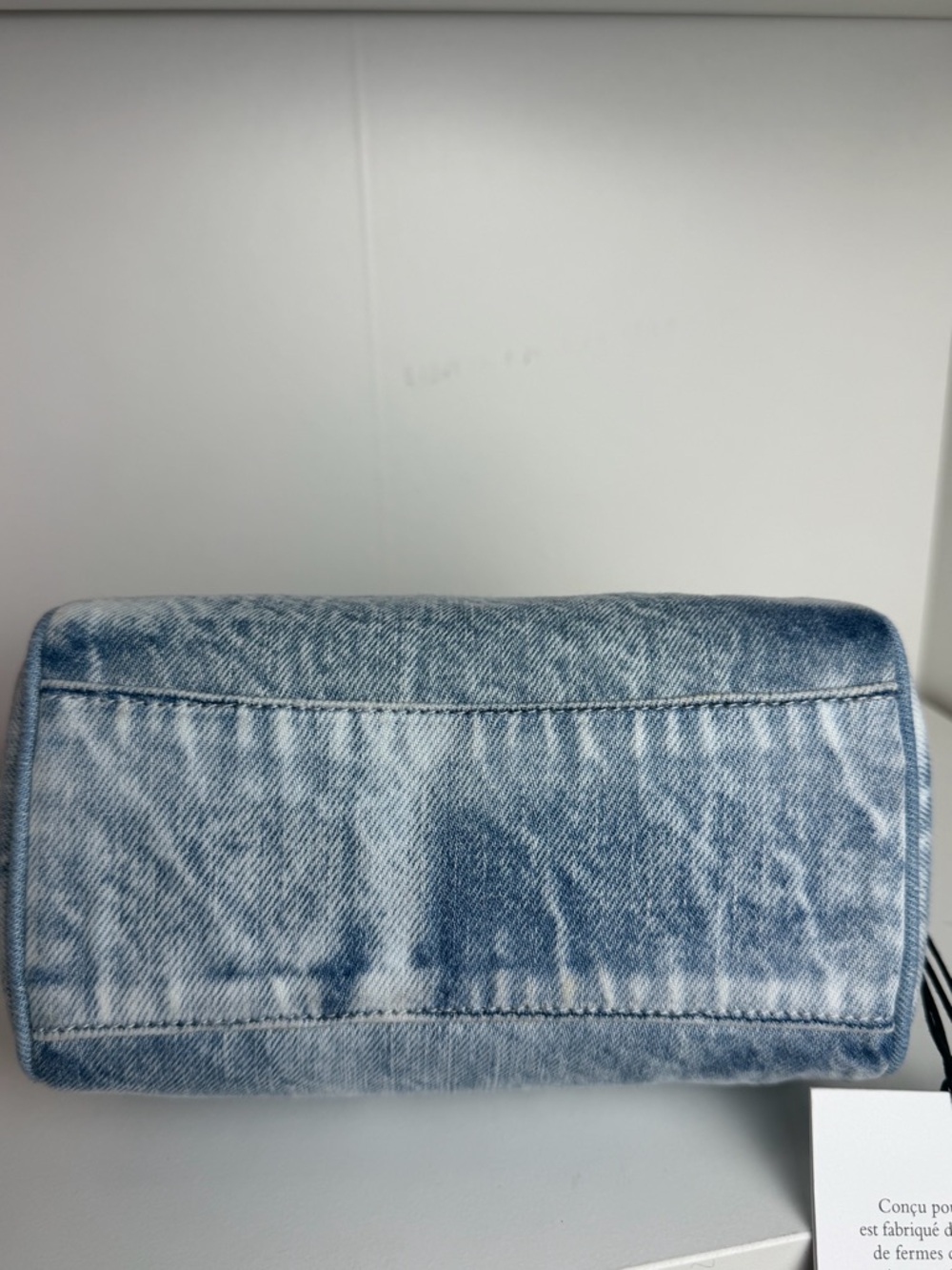 NWT Coach Mini Rowan Crossbody Bag In Loved Denim With Charms - Picture 10 of 10